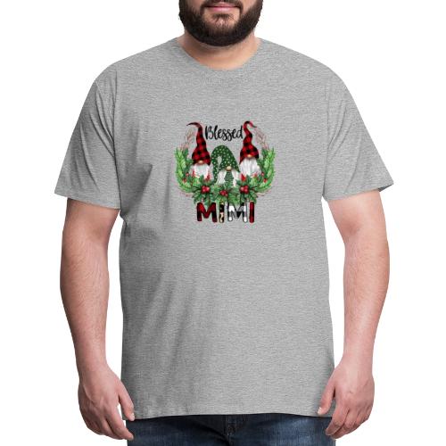 Blessed Mimi Christmas Gnome Grandma Gift shirt - Men's Premium T-Shirt