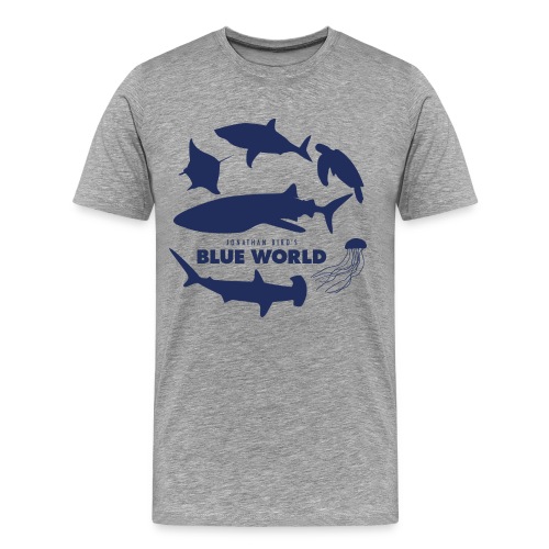 Blue World Men's Premium Hoodie - Men's Premium T-Shirt