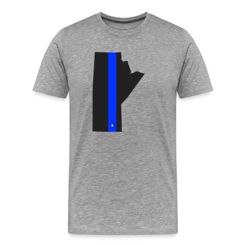 Thin Blue Line - Manitoba - Men's Premium T-Shirt