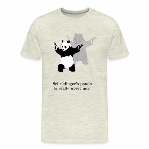 Schrödinger's panda is really upset now - Men's Premium T-Shirt