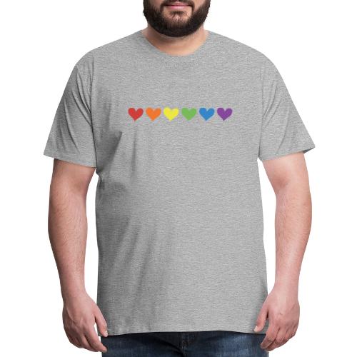 Pride Hearts - Men's Premium T-Shirt