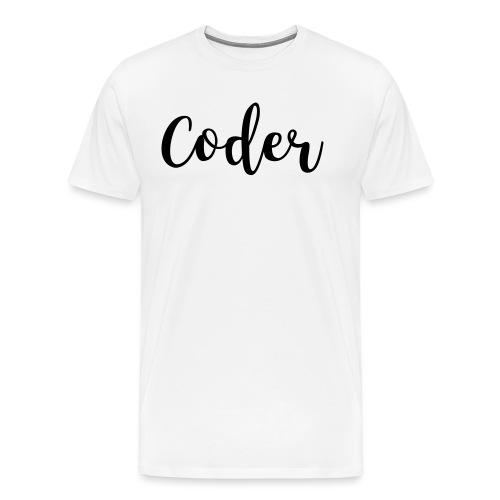 coder - Men's Premium T-Shirt