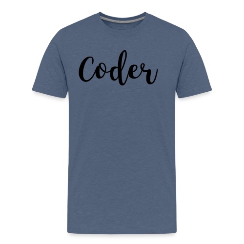 coder - Men's Premium T-Shirt