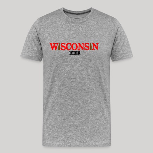 Wisconsin Beer - Men's Premium T-Shirt