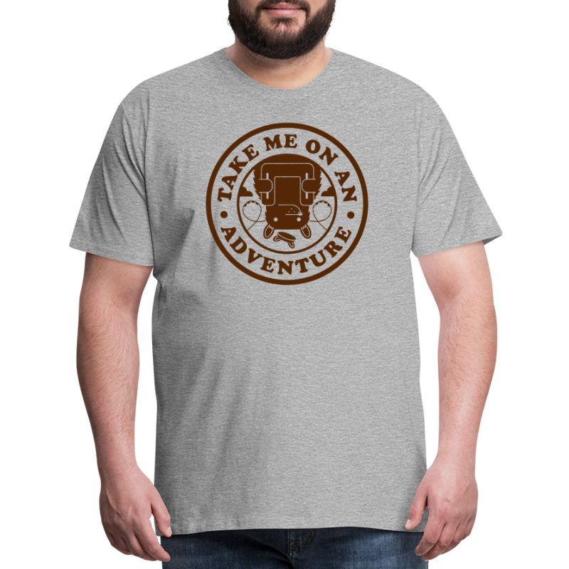 Bear Adventure Brown png - Men's Premium T-Shirt