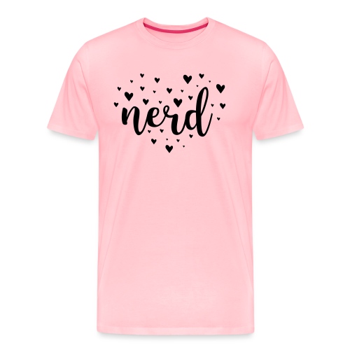 Inverted heart nerd - Men's Premium T-Shirt