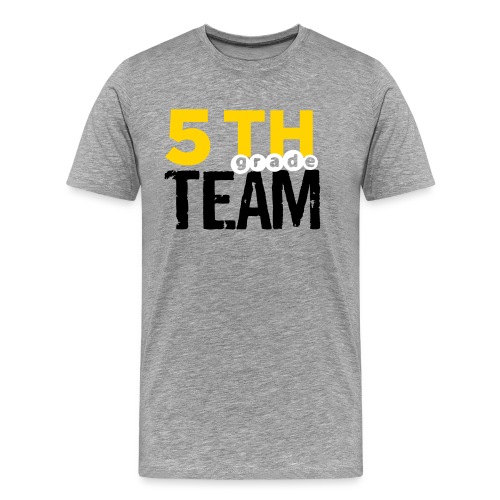 Bold 5th Grade Team Teacher T-Shirts - Men's Premium T-Shirt