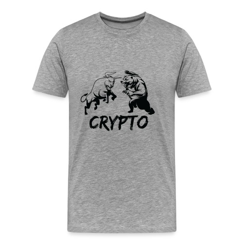 CryptoBattle Black - Men's Premium T-Shirt