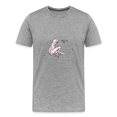 sitting is life - Men's Premium T-Shirt