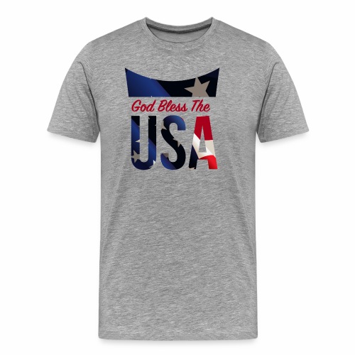 God Bless The USA Veterans T-Shirts - Men's Premium T-Shirt
