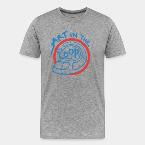 Art in the Loop - Streetcar Logo - Men's Premium T-Shirt