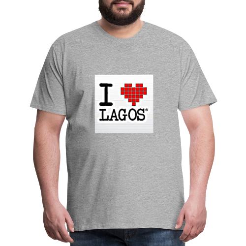 I LOVE LAGOS - Men's Premium T-Shirt