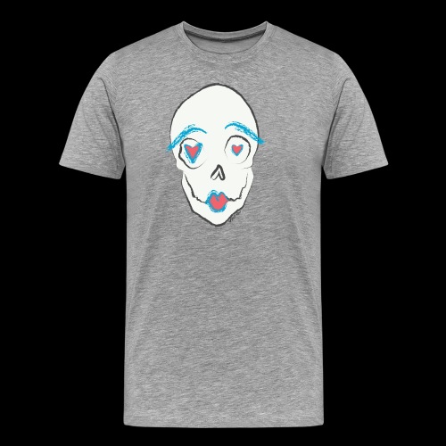 Kissing skull - Men's Premium T-Shirt