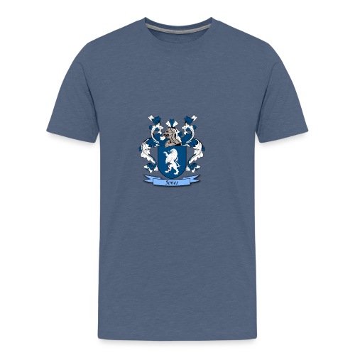 Jones Family Crest - Men's Premium T-Shirt