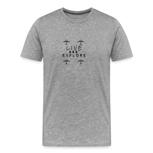 Live and Explore - Men's Premium T-Shirt