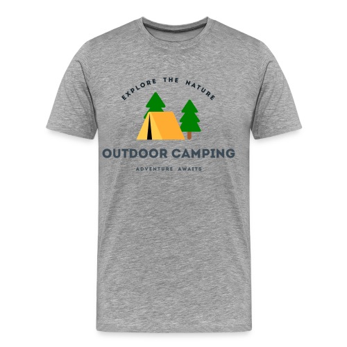 Outdoor Camping Adventure awaits T-shirt - Men's Premium T-Shirt