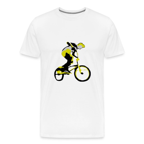 bmxtshirtvectorrider - Men's Premium T-Shirt