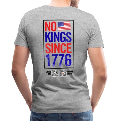 1776 (back-facing) - Men's Premium T-Shirt