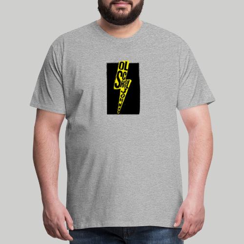 Ol' School Johnny Colour Lightning - Men's Premium T-Shirt