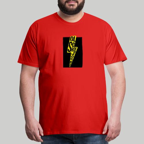 Ol' School Johnny Colour Lightning - Men's Premium T-Shirt