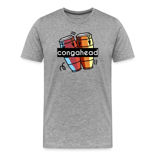 Congahead Logo - Men's Premium T-Shirt