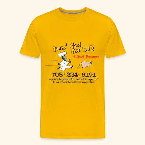 Jones Good Ass BBQ and Foot Massage logo - Men's Premium T-Shirt