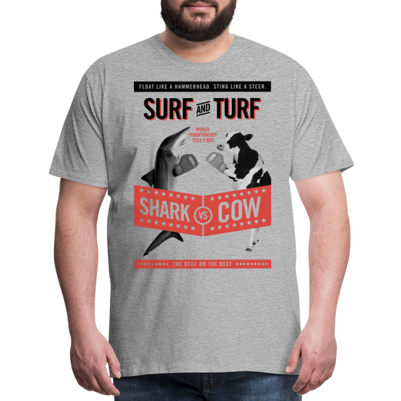 cow shark png - Men's Premium T-Shirt