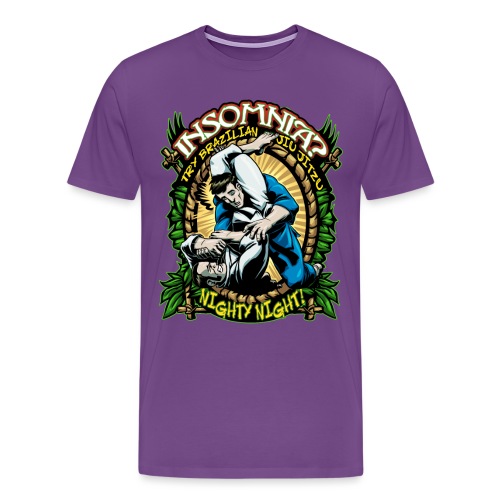 Brazilian Jiu Jitsu Shirt - Insomnia Brazilian - Men's Premium T-Shirt