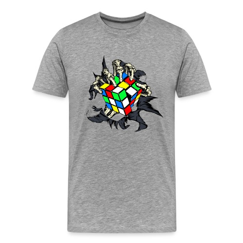 Skull Rubiks - Men's Premium T-Shirt
