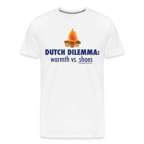 05 Dutch Dilemma blue lettering - Men's Premium T-Shirt