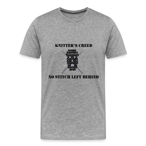Knitter's Creed - Men's Premium T-Shirt