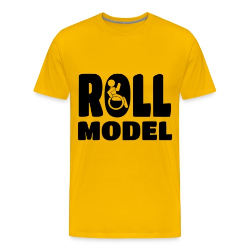 Wheelchair Roll model - Men's Premium T-Shirt