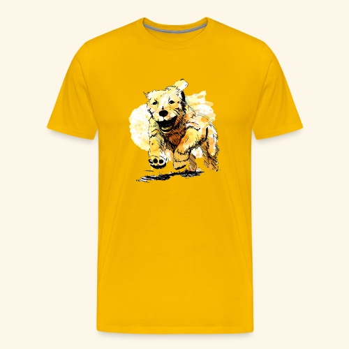 oil dog - Men's Premium T-Shirt