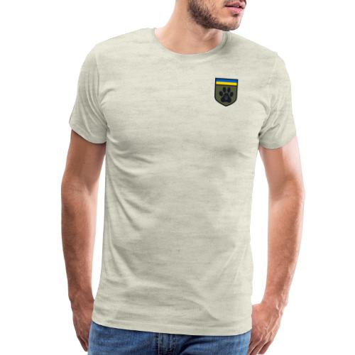 UKRAINE FELINE DEFENSE FORCE EMBLEM - Men's Premium T-Shirt