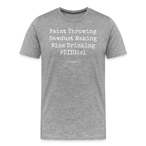 paint wine work - Men's Premium T-Shirt