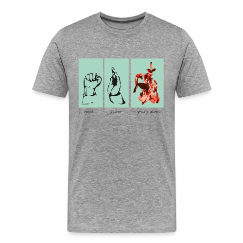 rockpapergrass - Men's Premium T-Shirt