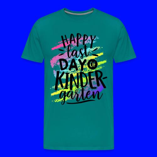 Happy Last Day of Kindergarten Teacher T-Shirt - Men's Premium T-Shirt