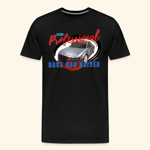 Semi-professional pretend GT3 driver - Men's Premium T-Shirt