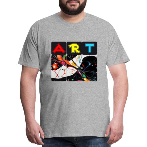 Art in Motion: Color Unleashed - Men's Premium T-Shirt