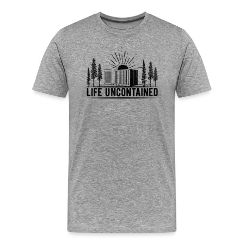 Life Uncontained Black Logo - Men's Premium T-Shirt