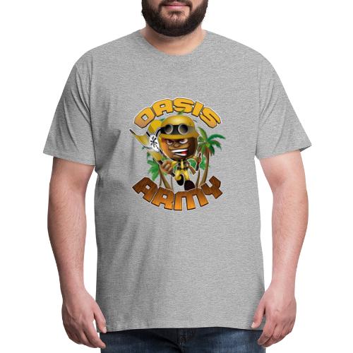 Oasis Army Coconot Logo - Men's Premium T-Shirt