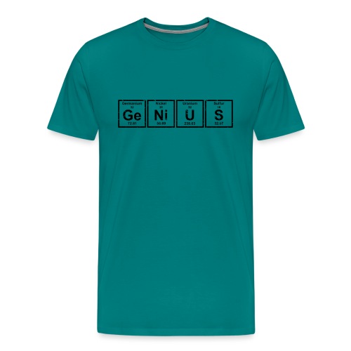 Genius (Periodic Elements) - Men's Premium T-Shirt