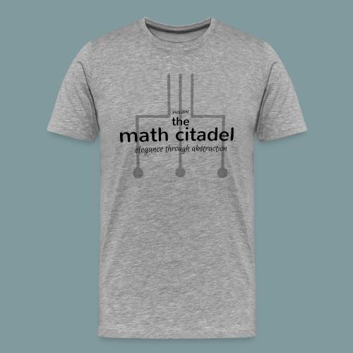 Abstract Math Citadel - Men's Premium T-Shirt