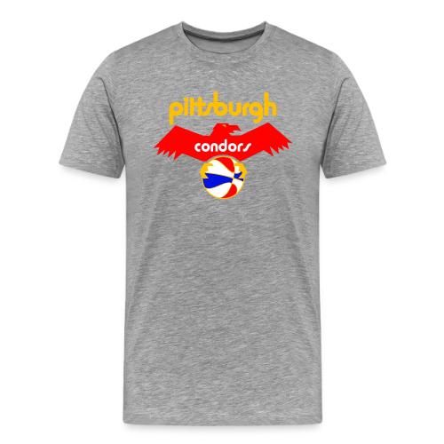 Pittsburgh Condors - On Gray - Men's Premium T-Shirt