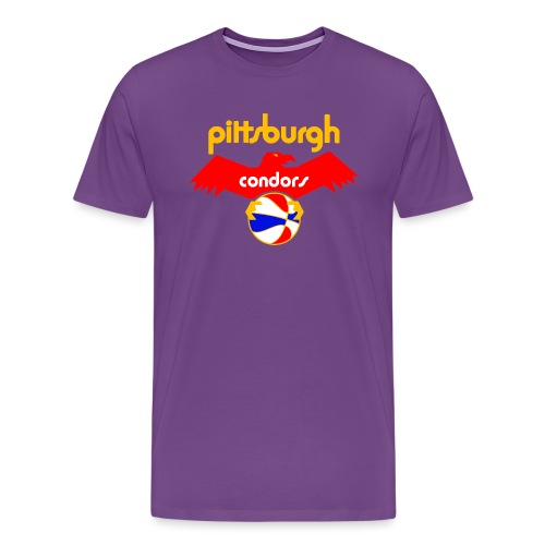 Pittsburgh Condors - On Gray - Men's Premium T-Shirt