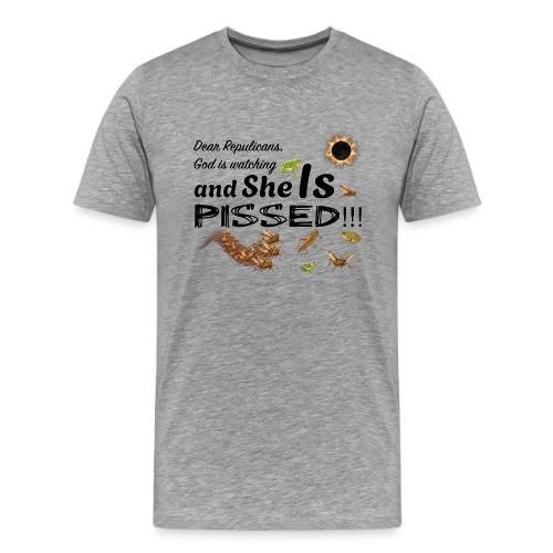 God Is Watching - Men's Premium T-Shirt