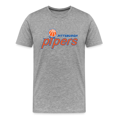 Pittsburgh Pipers - on Gray - Men's Premium T-Shirt
