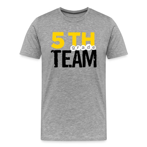 Bold 5th Grade Team Teacher T-Shirts - Men's Premium T-Shirt
