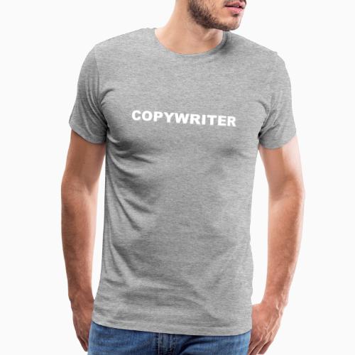 COPYWRITER white text - Men's Premium T-Shirt