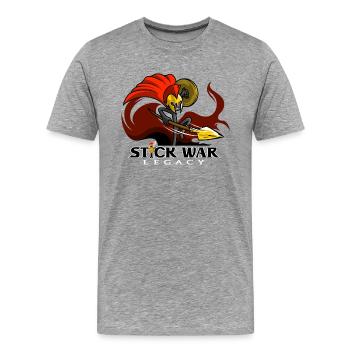 Stick War Legacy - Men's Premium T-Shirt - heather gray - Front - Liam (192cm)